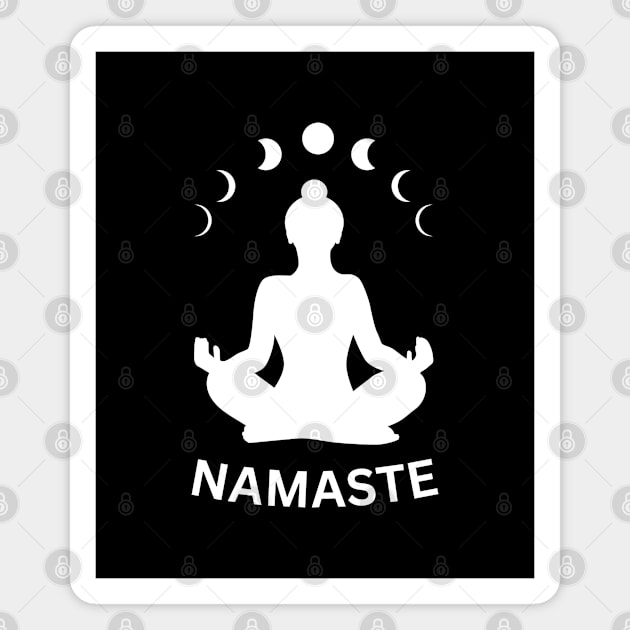 Yoga - Namaste Magnet by Patterns-Hub